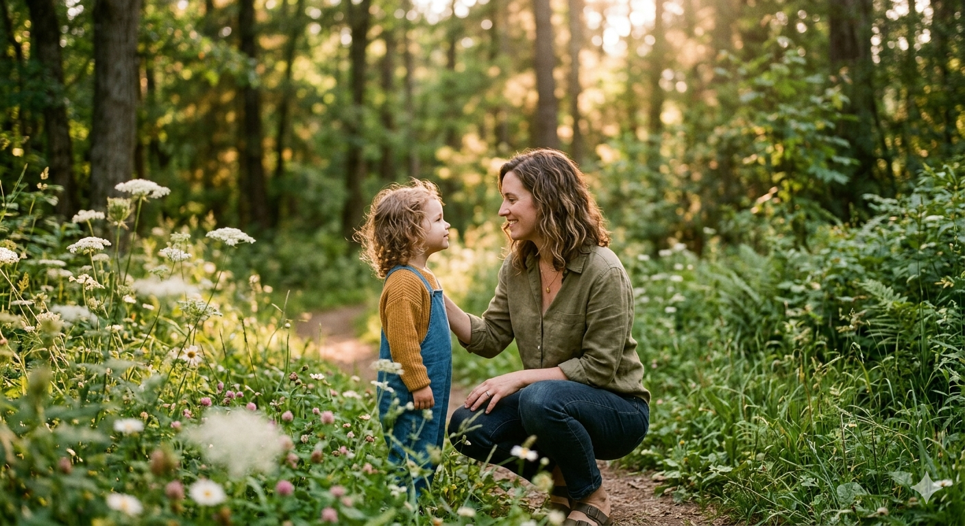 Parent-enfant-calmes
